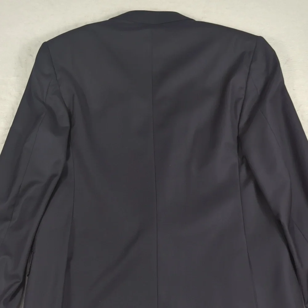 Ermenegildo Zegna Roma‎ Wool Metal Button Double Vented Mens Sport Coat 54 L